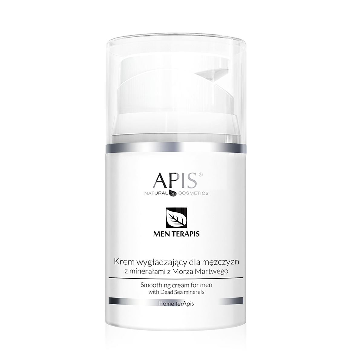 Чоловічий розгладжувальний крем для обличчя Apis Natural Cosmetics Men Terapis Smoothing Cream For Men з мінералами Мертвого моря, 50 мл